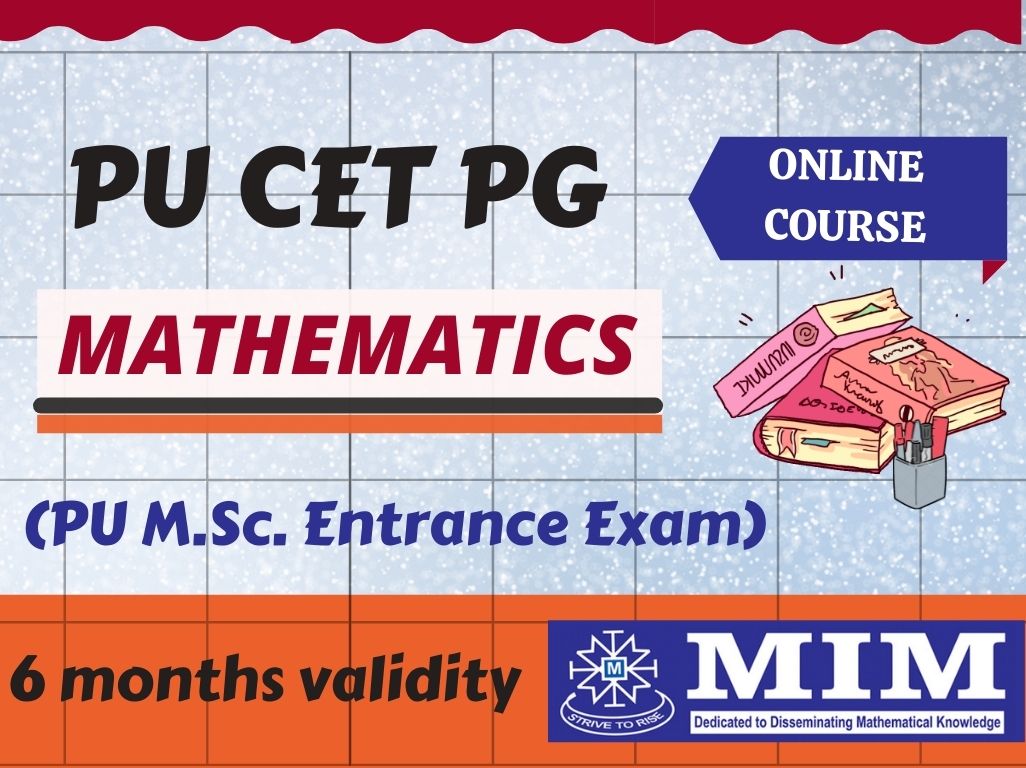 PU CET PG Mathematics