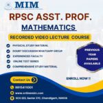 RPSC Assistant Professor MATHEMATICS (Rajasthan)